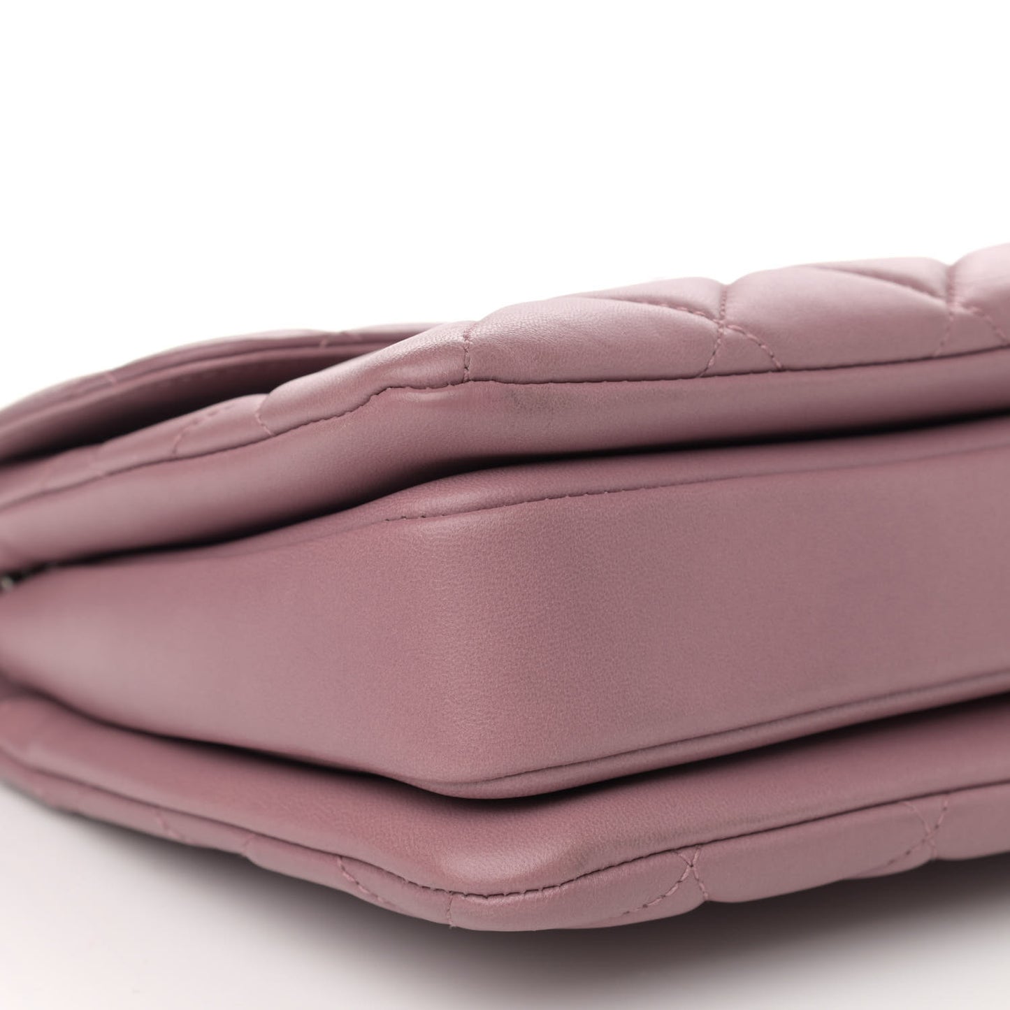 Lambskin Quilted Small Trendy CC Flap Dual Handle Bag Light Pink