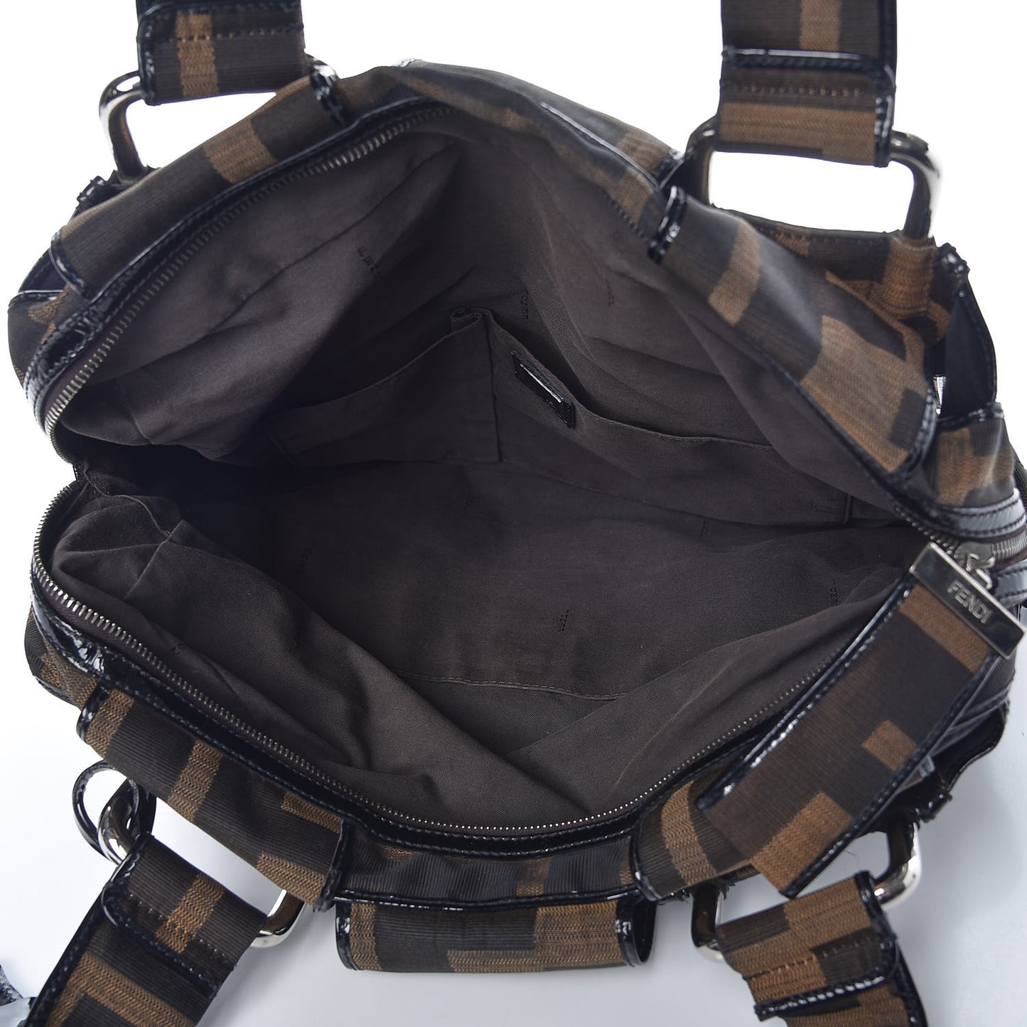 Patent Zucca Crossword Grande Bag Tobacco