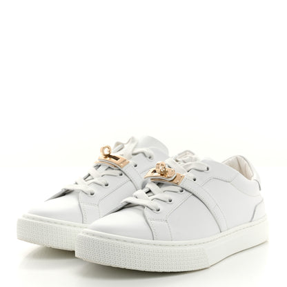 Hermes Calfskin Day Sneakers 36 White 3 of 8