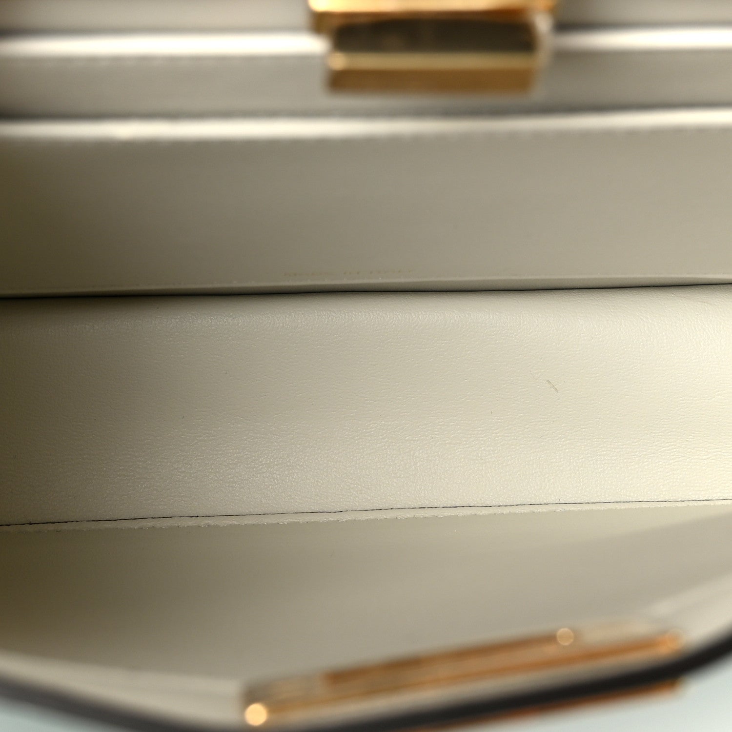 Fendi Vitello Seta Shiny Nappa Small Peekaboo I SEE U Satchel Spring Turquoise White 6 of 11