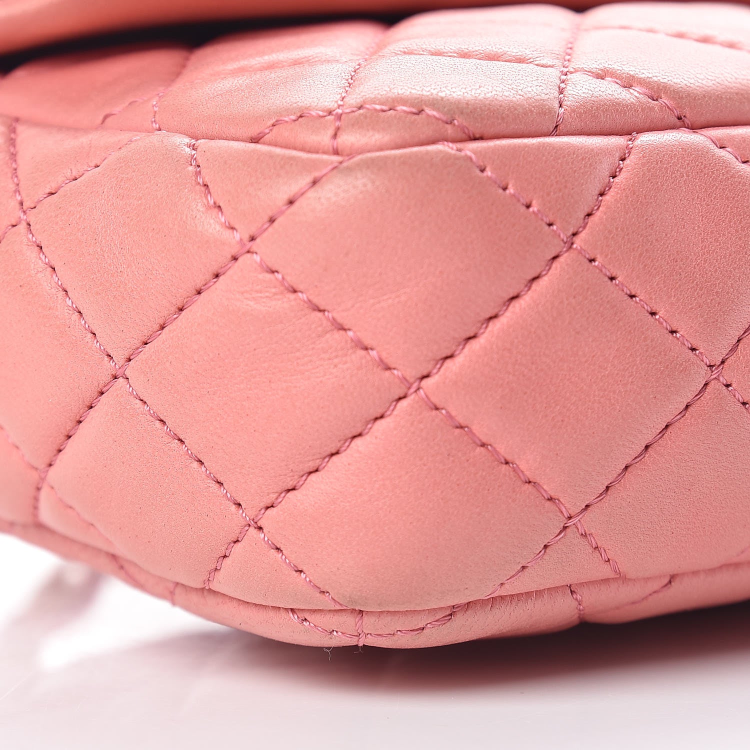 Chanel Lambskin East West Valentine Charms Flap Pink 10 of 25