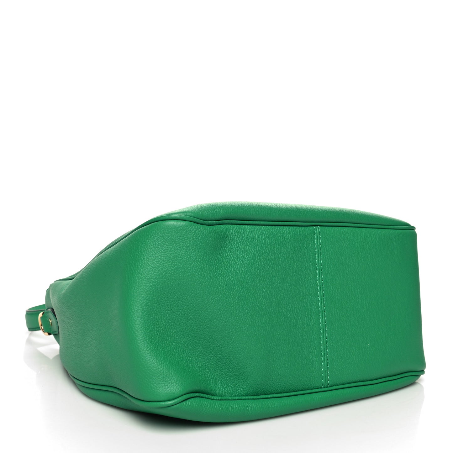 Grained Calfskin La Medusa Bucket Bag Green