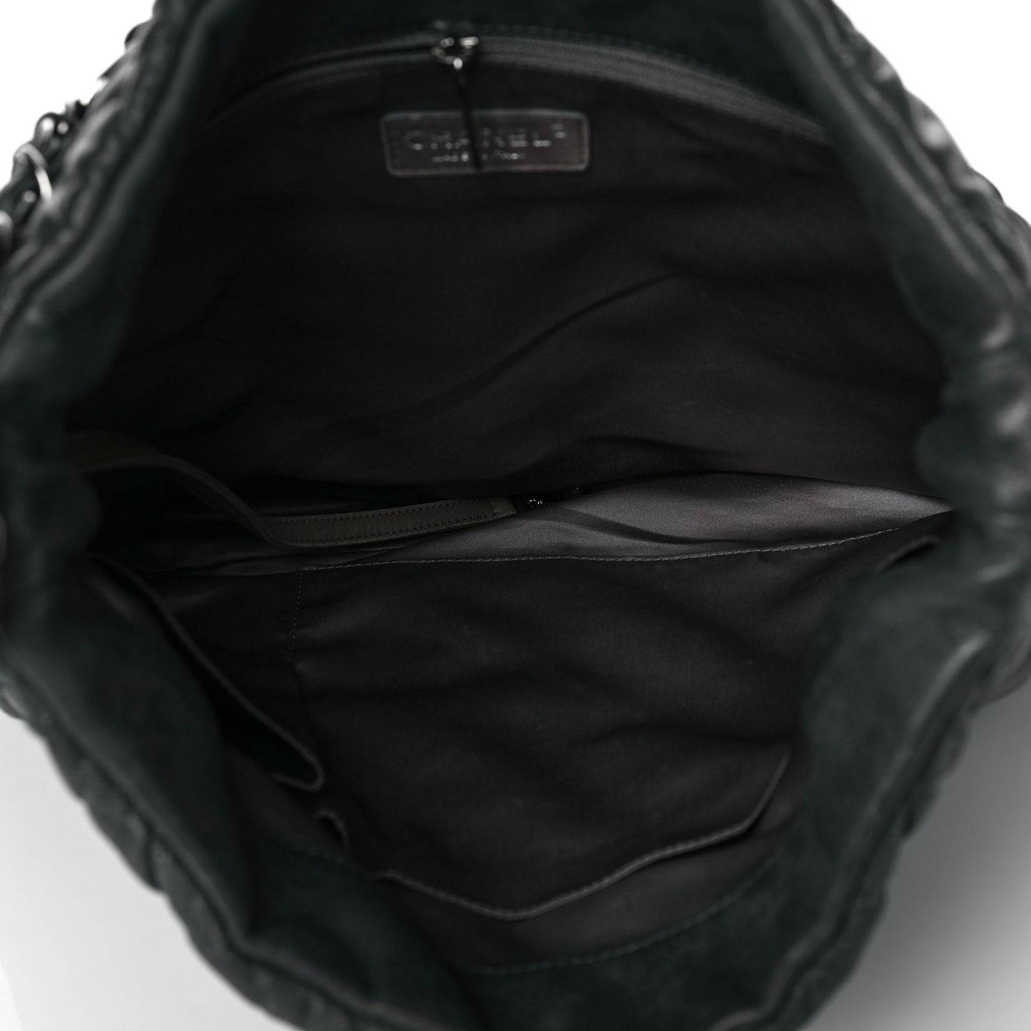 Calfskin Bubble Quilt Hobo Grey