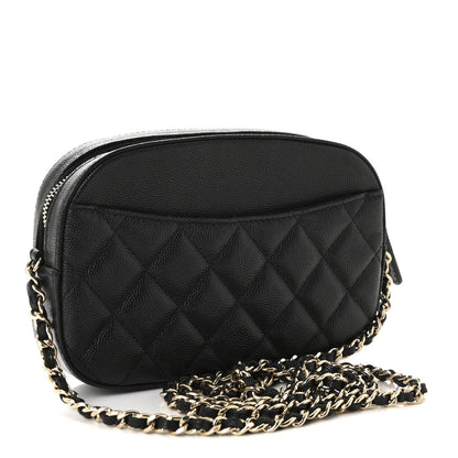 Chanel Caviar Quilted Vanity With Chain Black 3 of 11