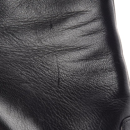 Chanel Goatskin Cap Toe Short Ankle Boots 38.5 Black 13 of 17