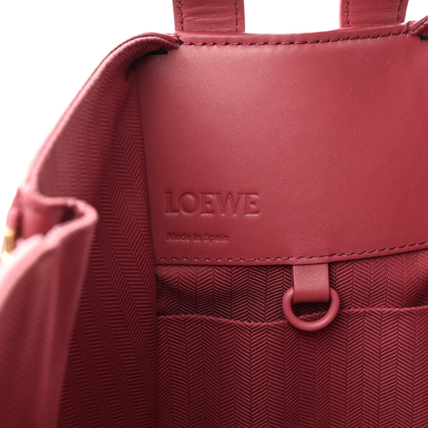 Calfskin Compact Hammock Shoulder Bag Plumrose