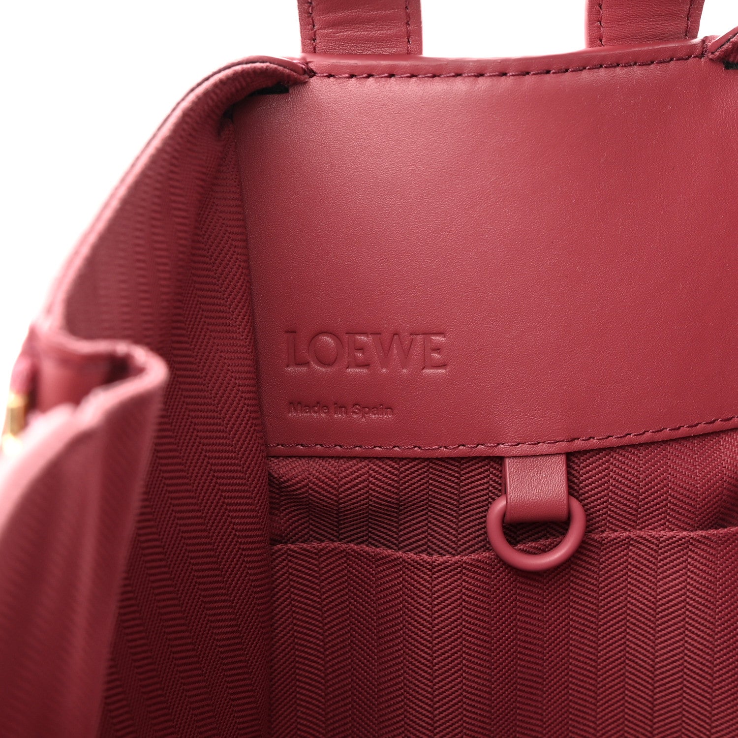 Loewe Calfskin Compact Hammock Shoulder Bag Plumrose 6 of 18