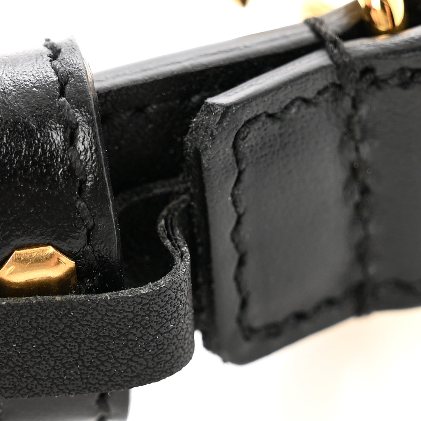 Calfskin Double G 20mm Belt 80 32 Black
