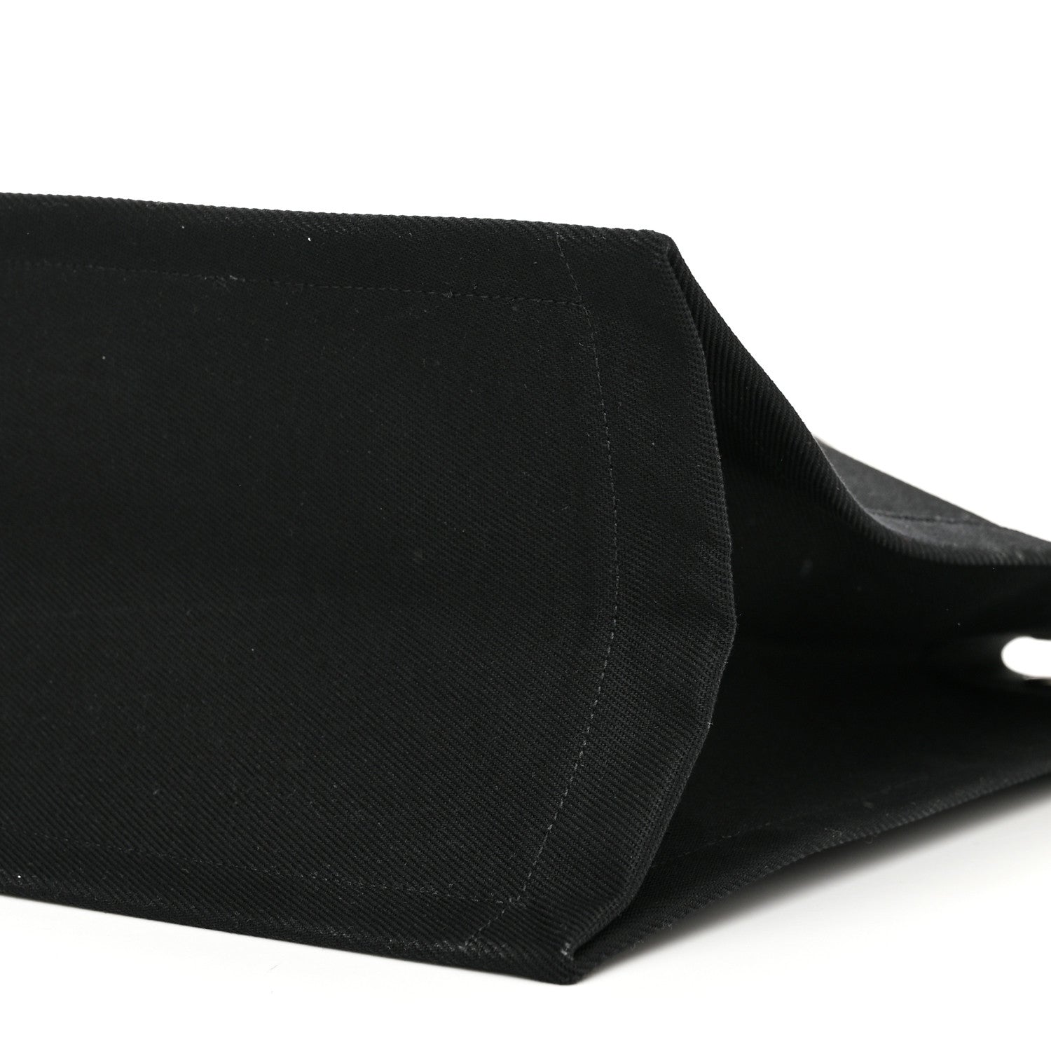 Saint Laurent Linen Calfskin Rive Gauche Tote Black 9 of 9