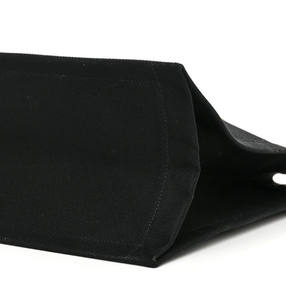 Saint Laurent Linen Calfskin Rive Gauche Tote Black 9 of 9