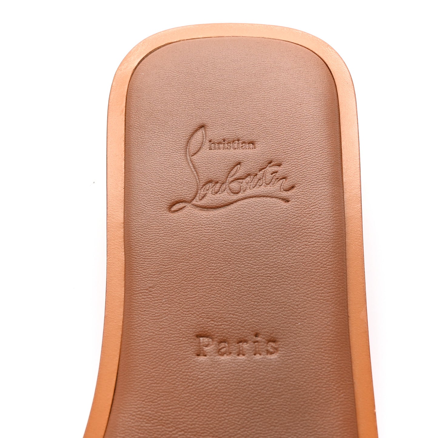 Calfskin Mule Flat Slides 39 Cuoio