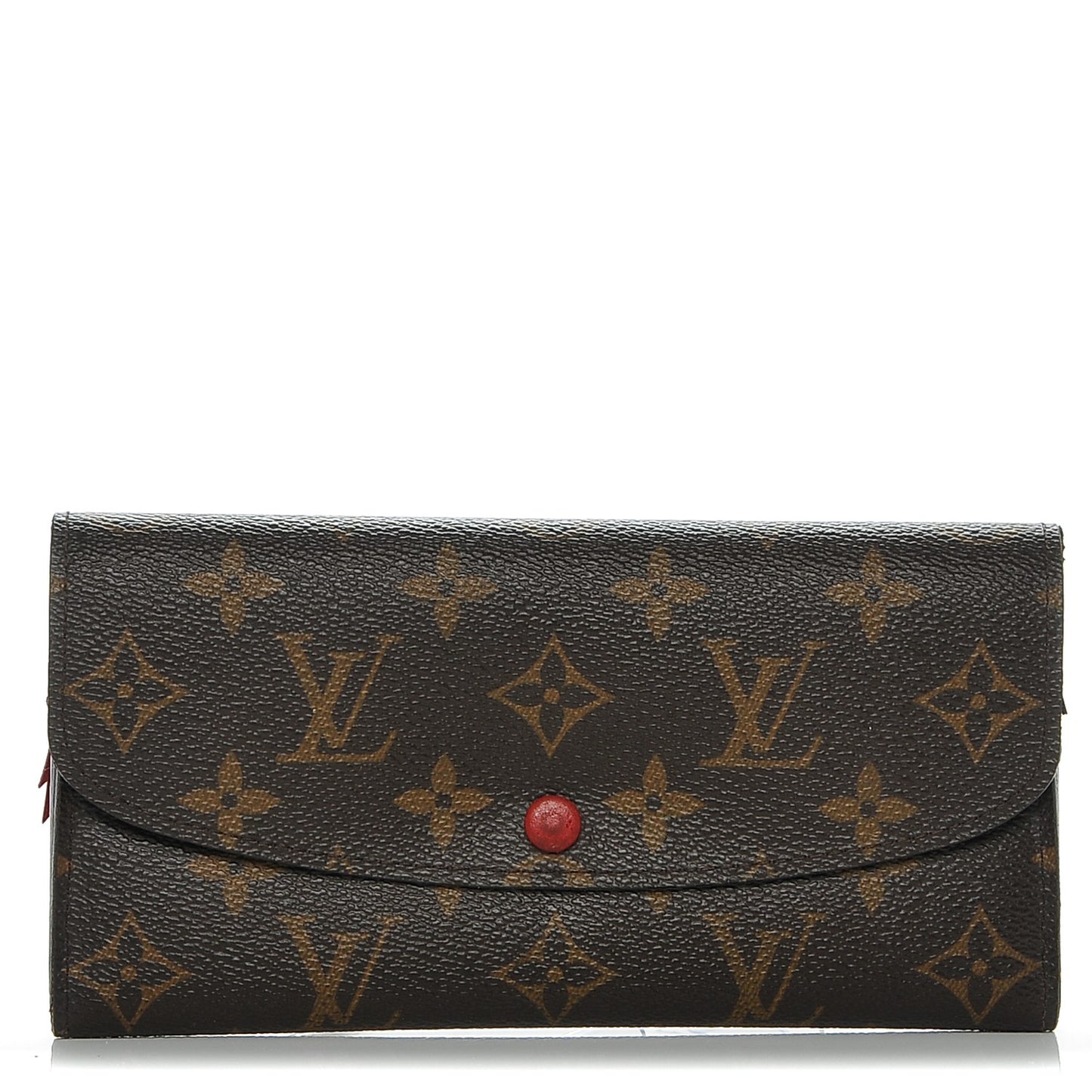 Monogram Emilie Wallet Red