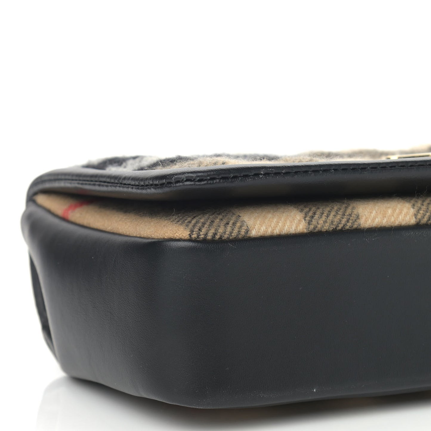 Check Cashmere Small Lola Bag Black
