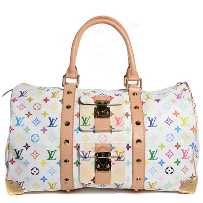 Louis Vuitton Monogram Multicolor Keepall 45 White 1 of 7