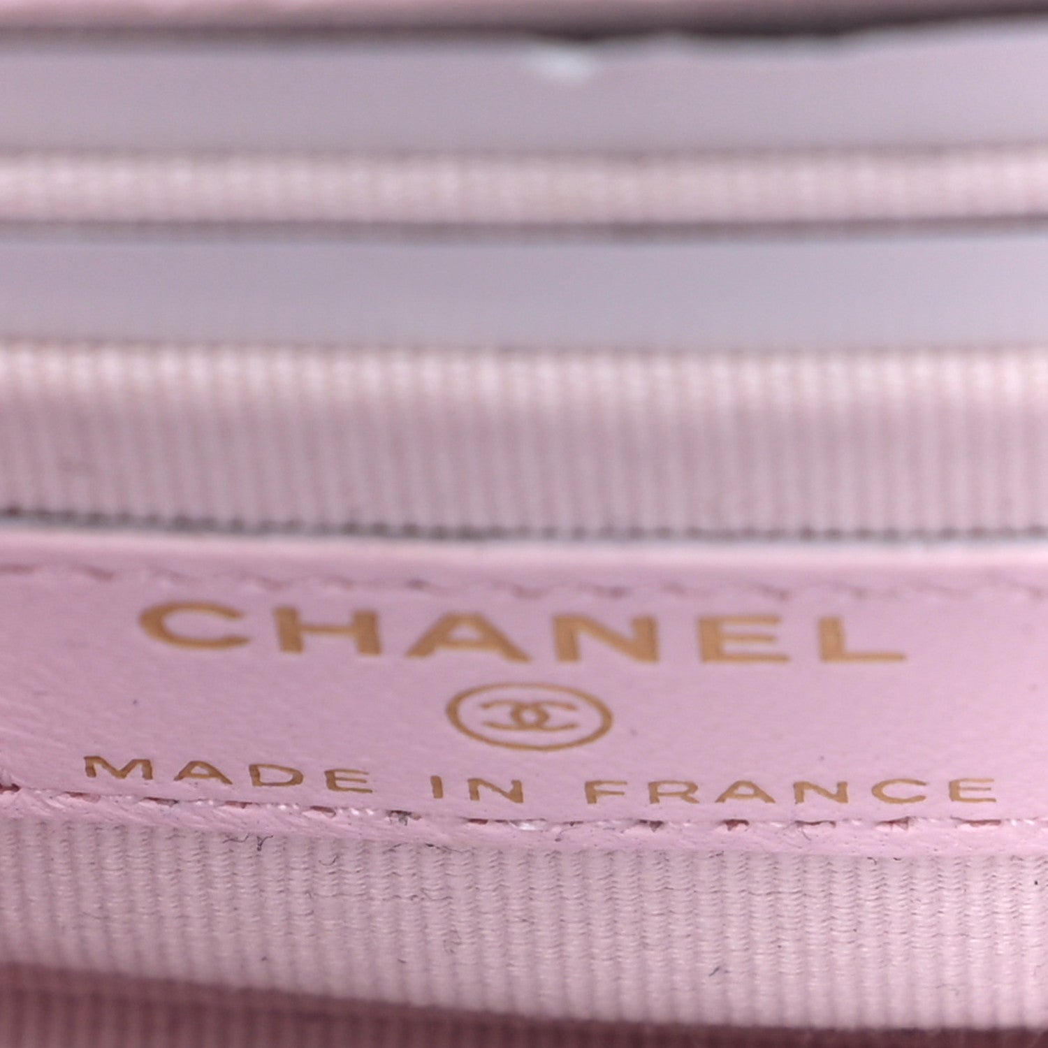Chanel Lambskin Quilted Top Handle Clutch With Chain Light Pink 7 of 12
