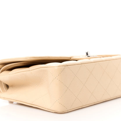 Chanel Caviar Quilted Medium Double Flap Beige 10 of 12