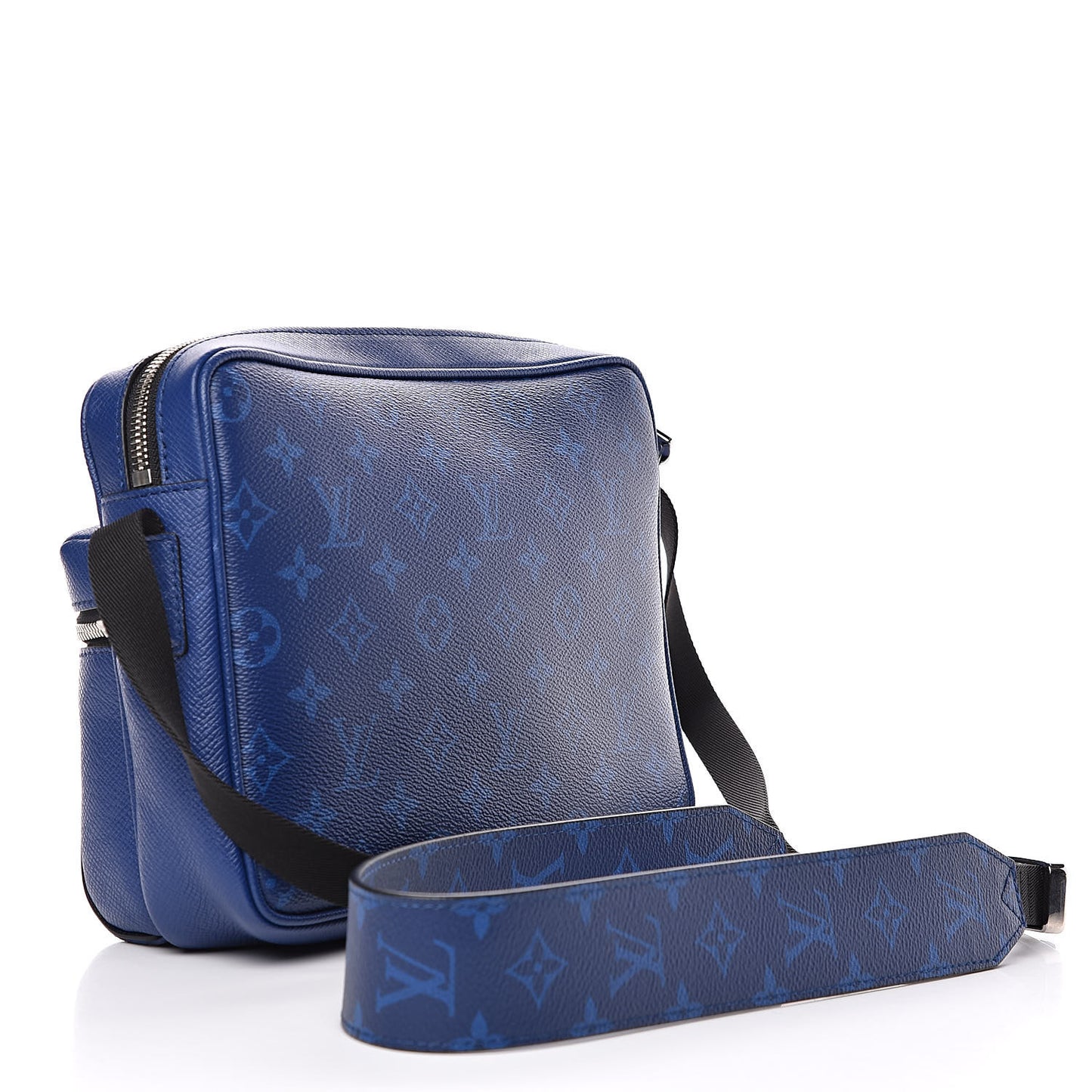Taiga Monogram Outdoor Messenger Cobalt