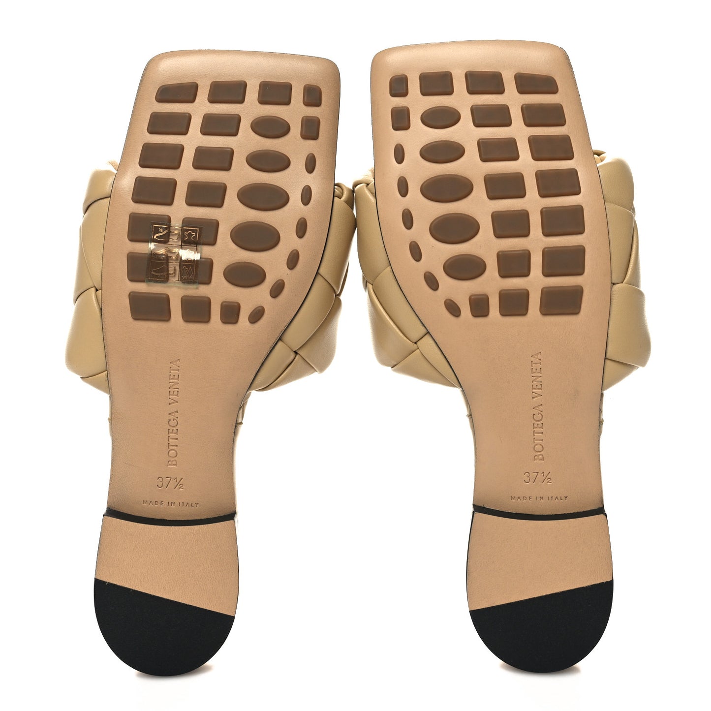 Nappa Maxi Intrecciato Lido Flat Sandals 37.5 Bandage