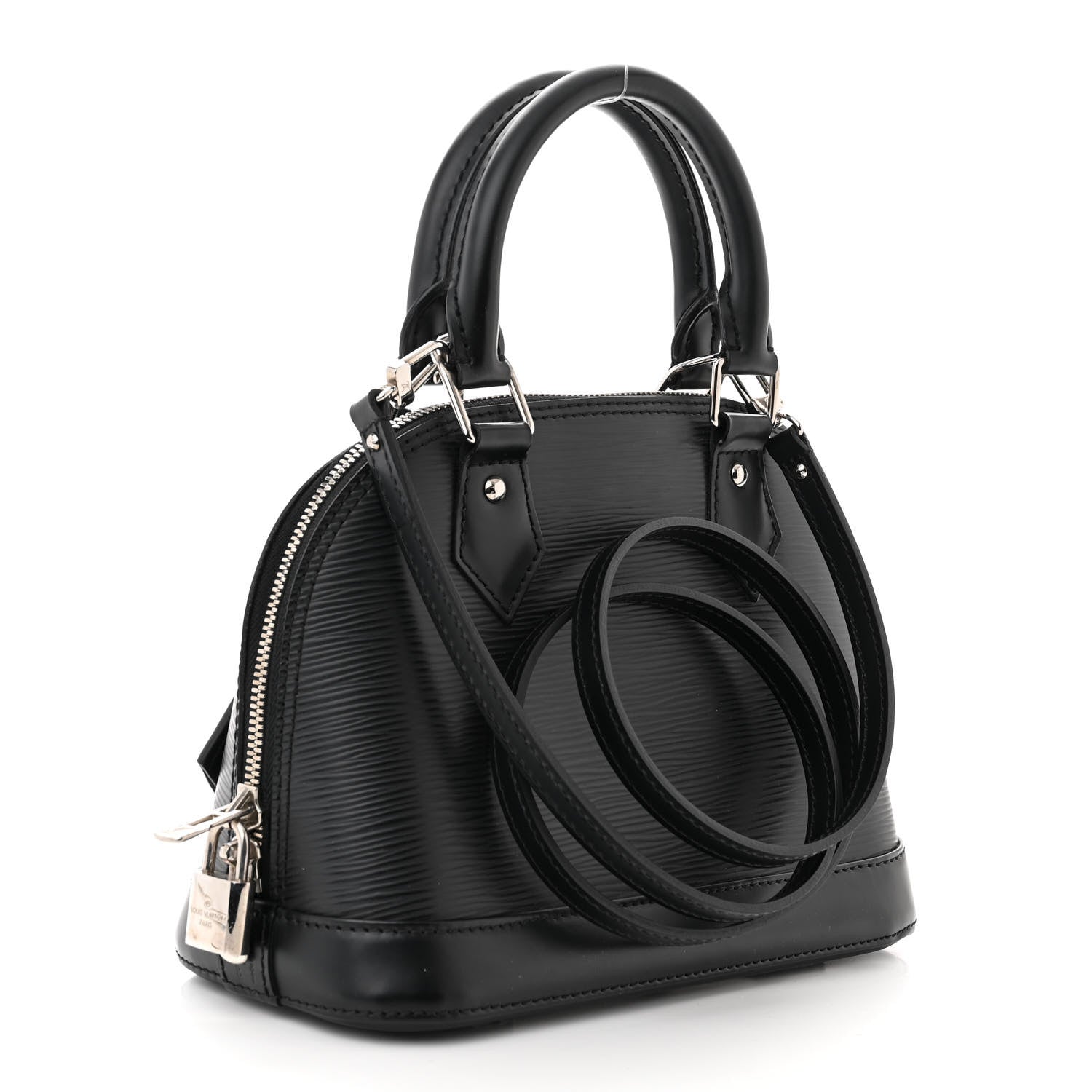 Louis Vuitton Epi Alma BB Black 3 of 9