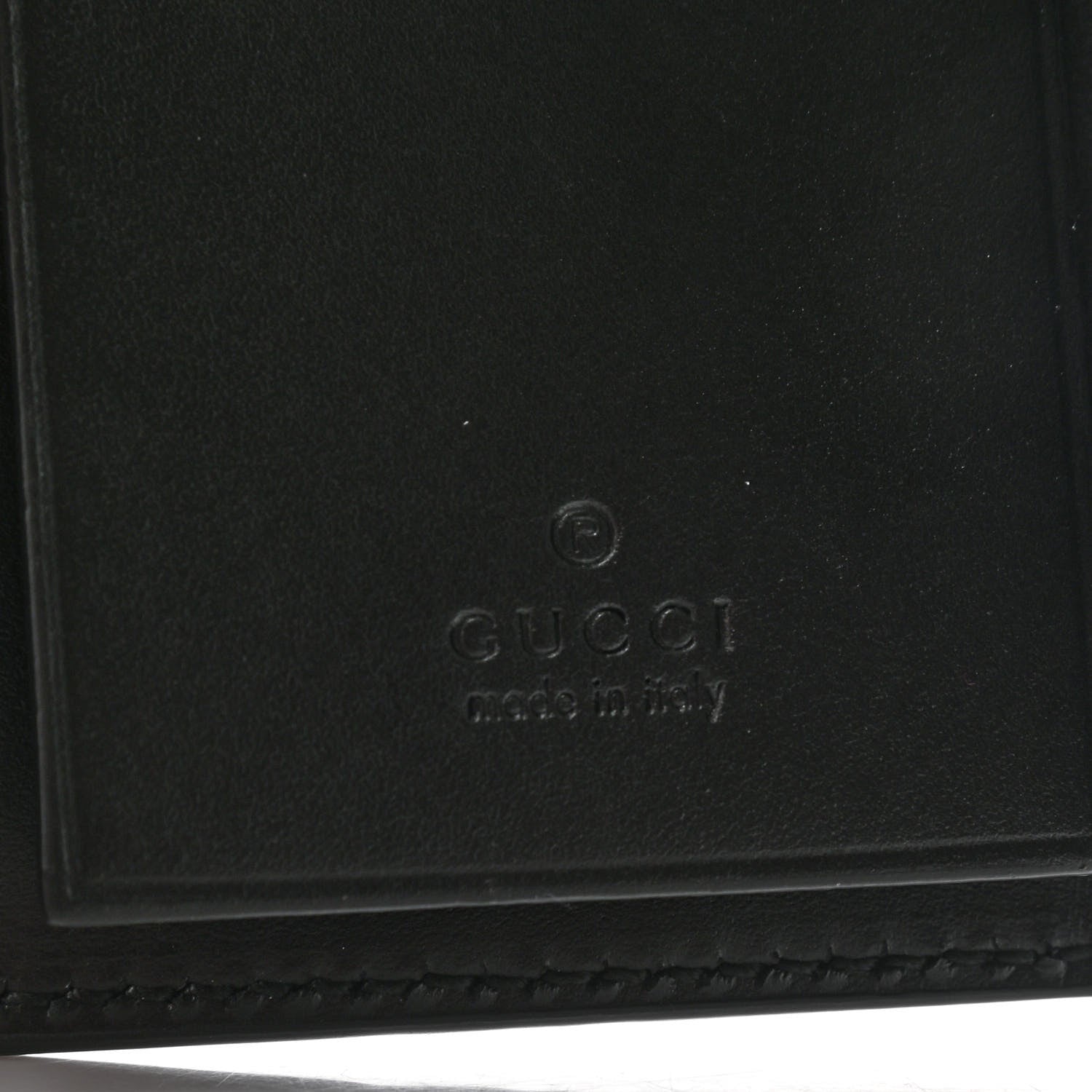 Gucci Guccissima Bow 6 Key Holder Case Black 5 of 6