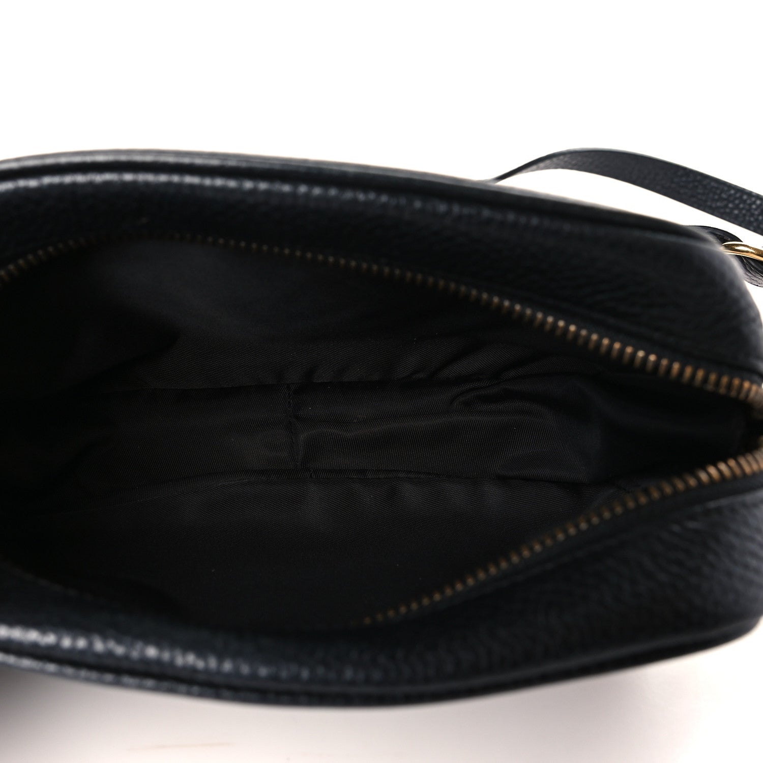 Gucci Pebbled Calfskin Mini Soho Disco Bag Black 5 of 9