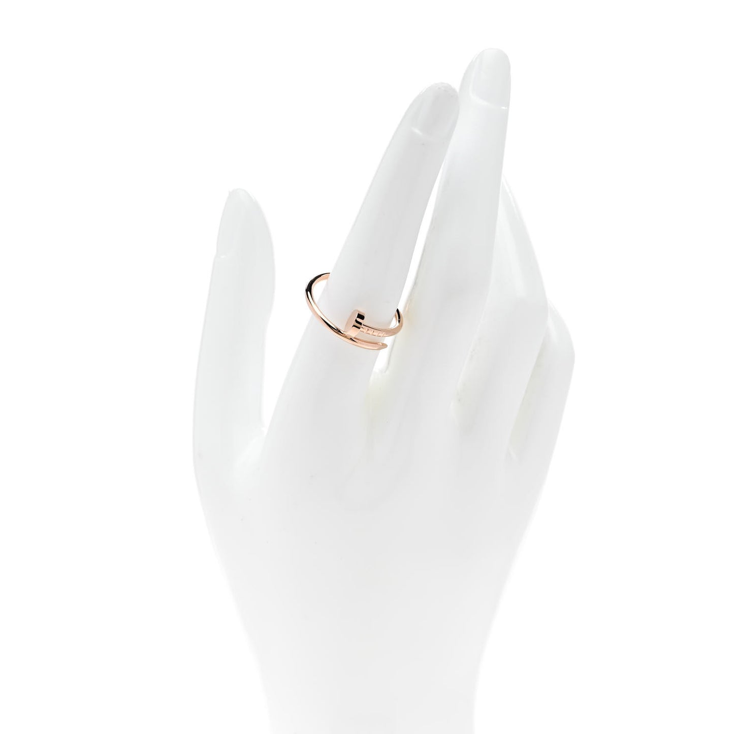 18K Pink Gold Small Juste Un Clou Ring 57 8