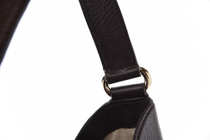 Gucci Calfskin Web Medium Dressage Hobo Coffee Brown 9 of 15