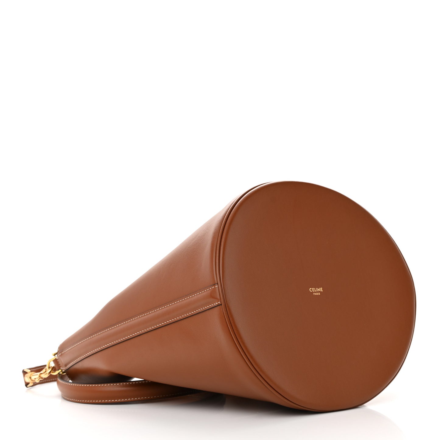 Smooth Calfskin Bucket 16 Bag Tan