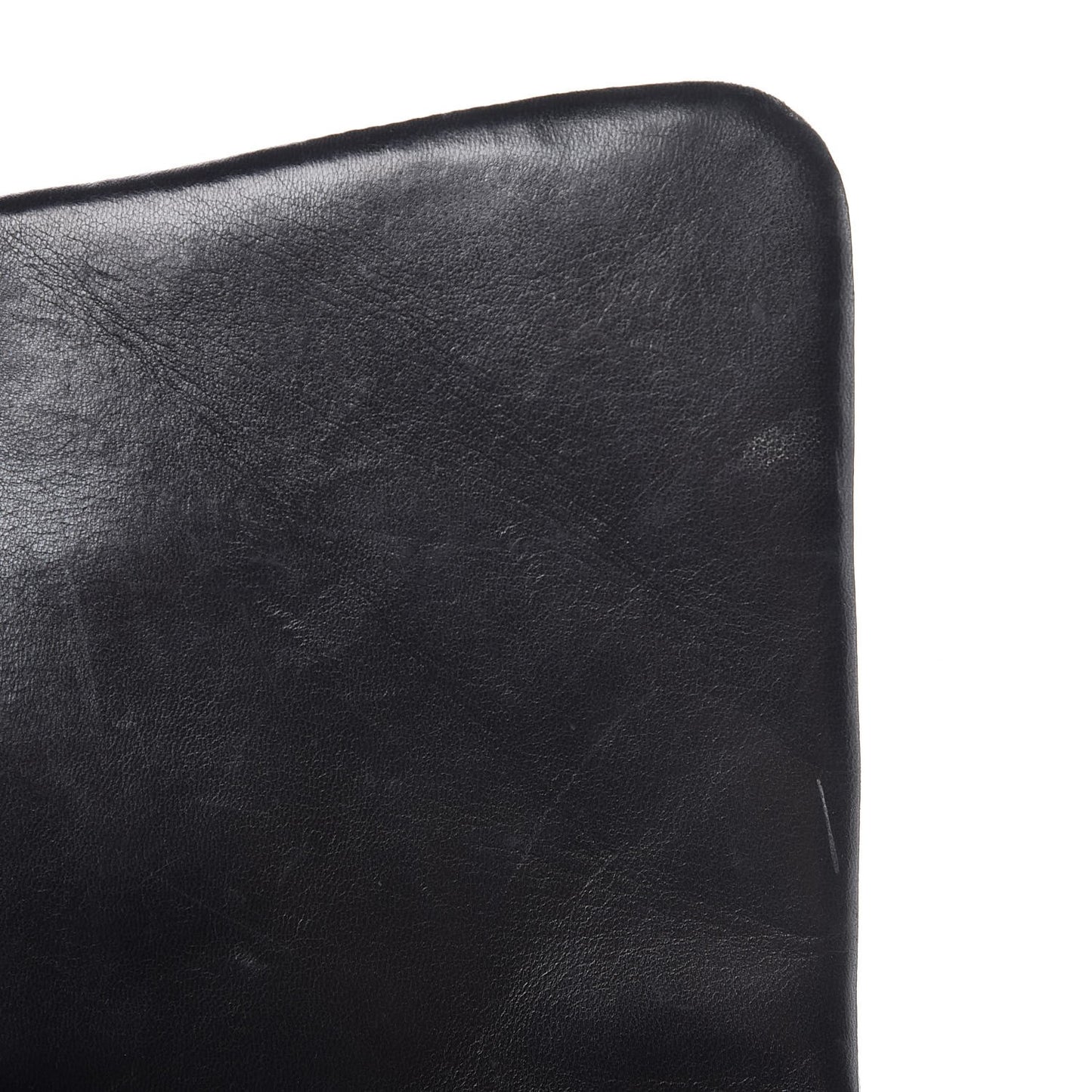 Lambskin Quilted Jumbo Single Flap Black
