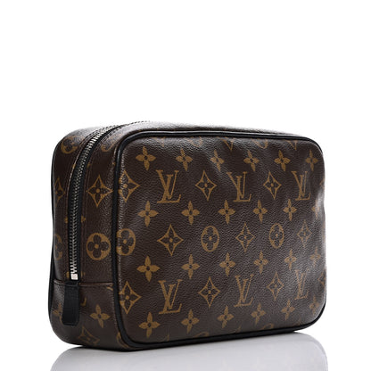 Louis Vuitton Monogram Macassar Toilet Pouch GM 4 of 9