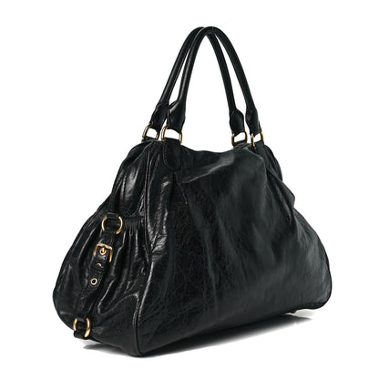 Miu Miu Nappa Lock Pocket Hobo Black 3 of 7