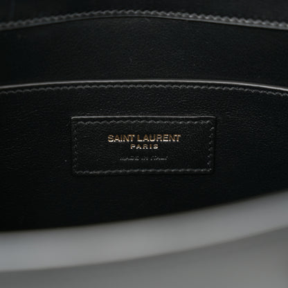 Saint Laurent Smooth Calfskin Manhattan Shoulder Bag Black 6 of 10