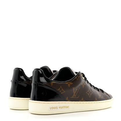 Louis Vuitton Patent Monogram Frontrow Sneakers 35.5 3 of 8