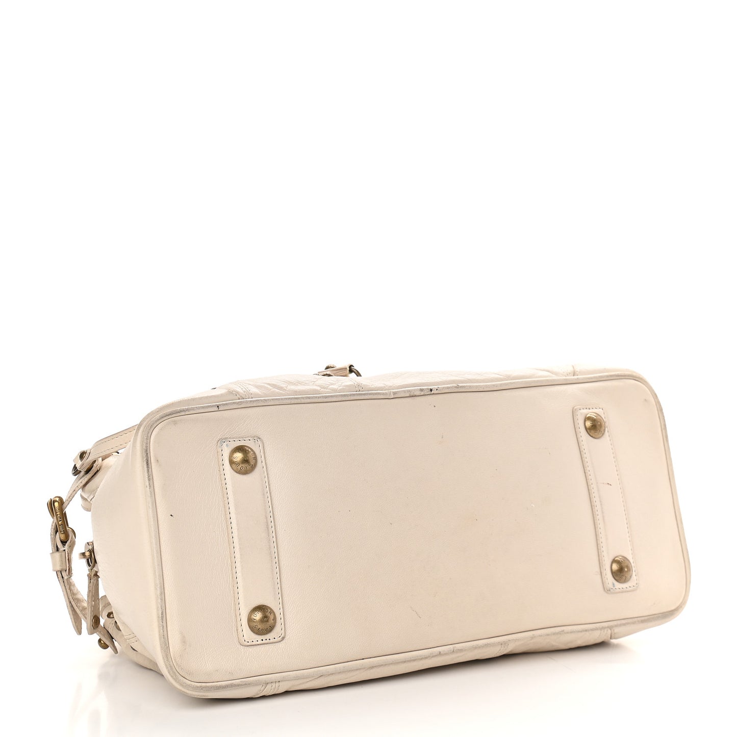 Lambskin Riveting White