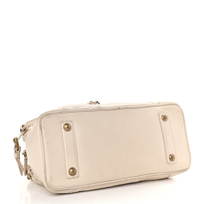 Louis Vuitton Lambskin Riveting White 3 of 15