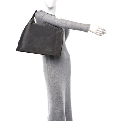 Jimmy Choo Calfskin Ana Hobo Shopping Tote Storm 2 of 11