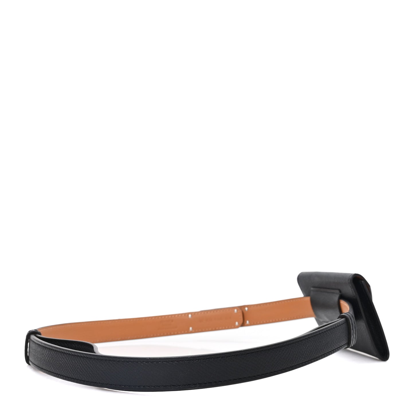 Epsom Kelly Pocket Belt Black