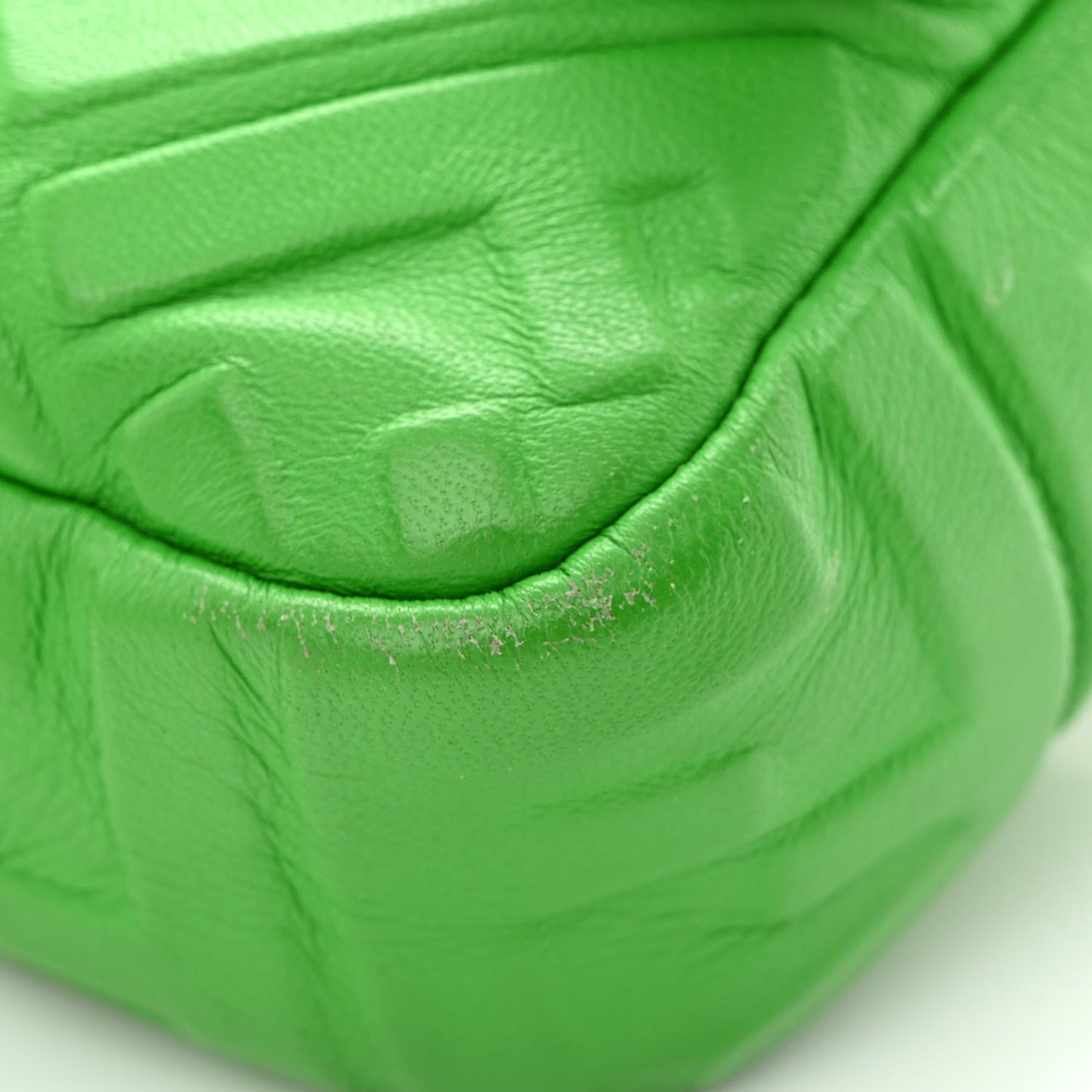 Nappa FF 1974 Embossed Baguette Tomatillo