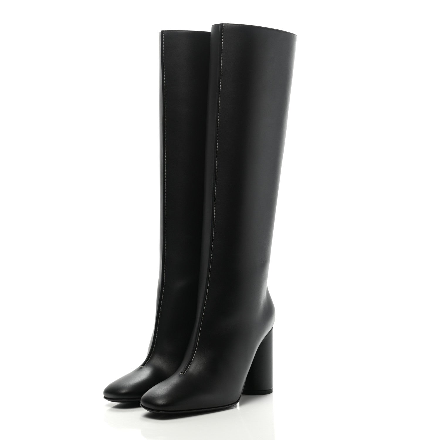 Hermes Calfskin Dressage Boots 36 Black 3 of 7