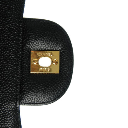 Chanel Caviar Quilted Jumbo Single Flap Black 6 of 8