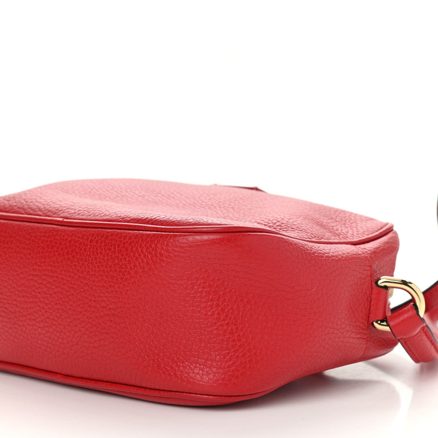 Calfskin Pom Pom Glam Crossbody Scarlet