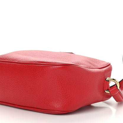 Dolce & Gabbana Calfskin Pom Pom Glam Crossbody Scarlet 9 of 9