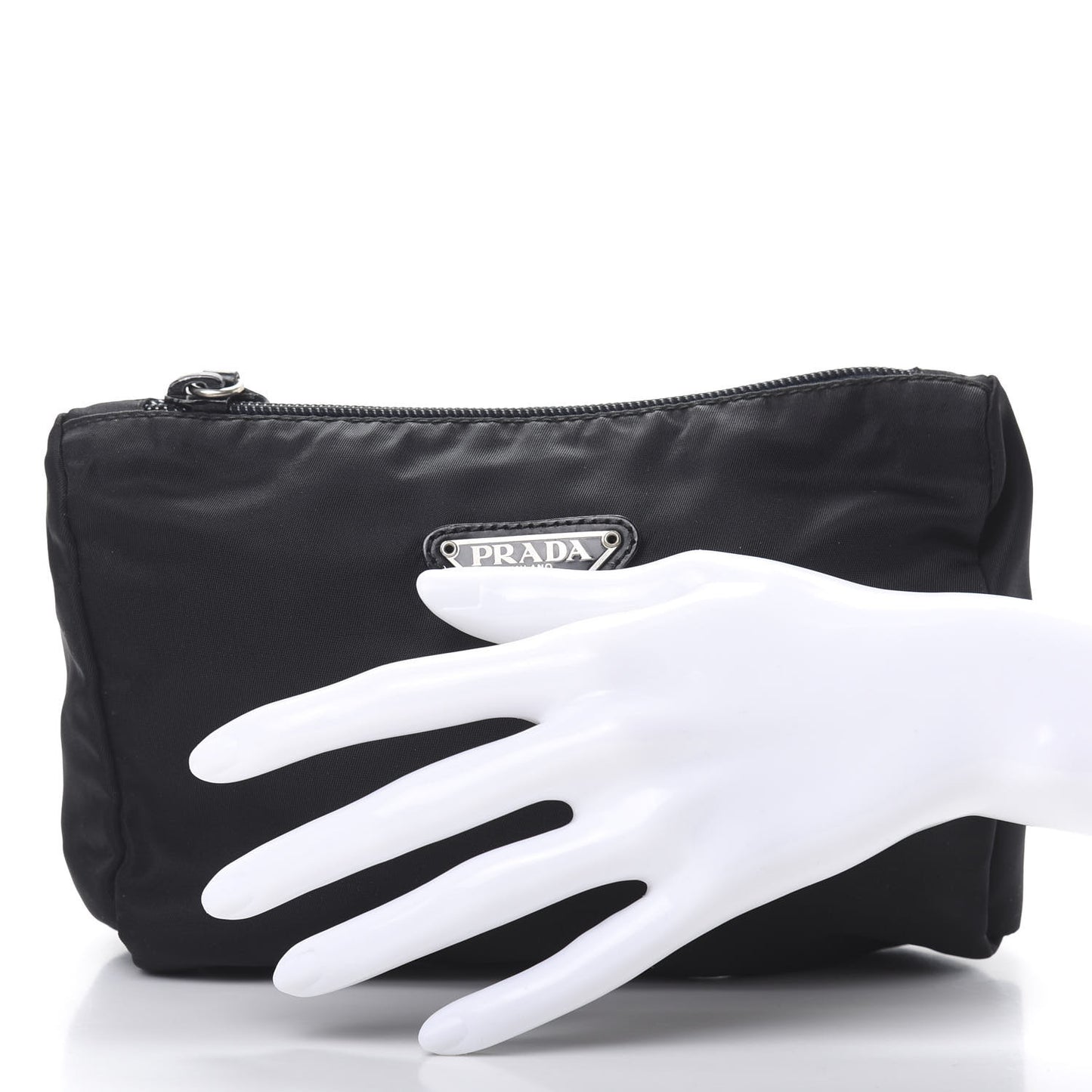 Nylon Vela Cosmetic Pouch Black