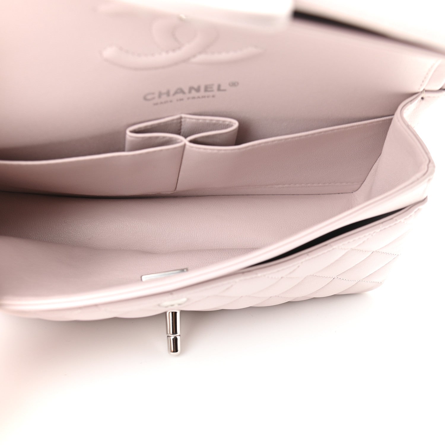 Chanel Lambskin Quilted Small Double Flap Light Purple 5 of 9