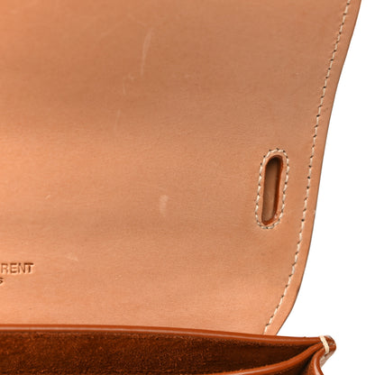Saint Laurent Smooth Vintage Calfskin Small Kaia Satchel Brown Gold 9 of 12