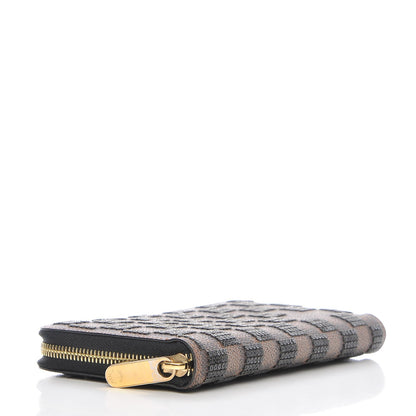 Louis Vuitton Damier Paillettes Zippy Wallet Black 3 of 6