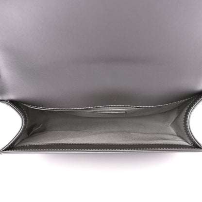 Chanel Metallic Caviar Quilted Medium Boy Flap Silver 5 of 10