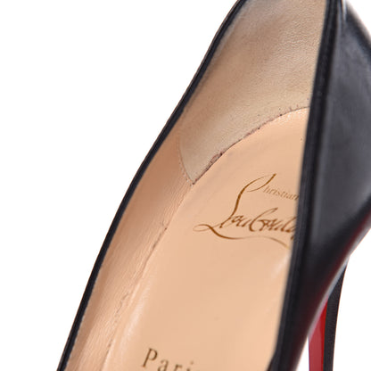 Christian Louboutin Shiny Nappa Pigalle Follies 100 Pumps 36.5 Black 10 of 17