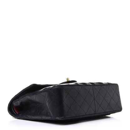 Chanel Lambskin Quilted Medium Double Flap Black 3 of 11