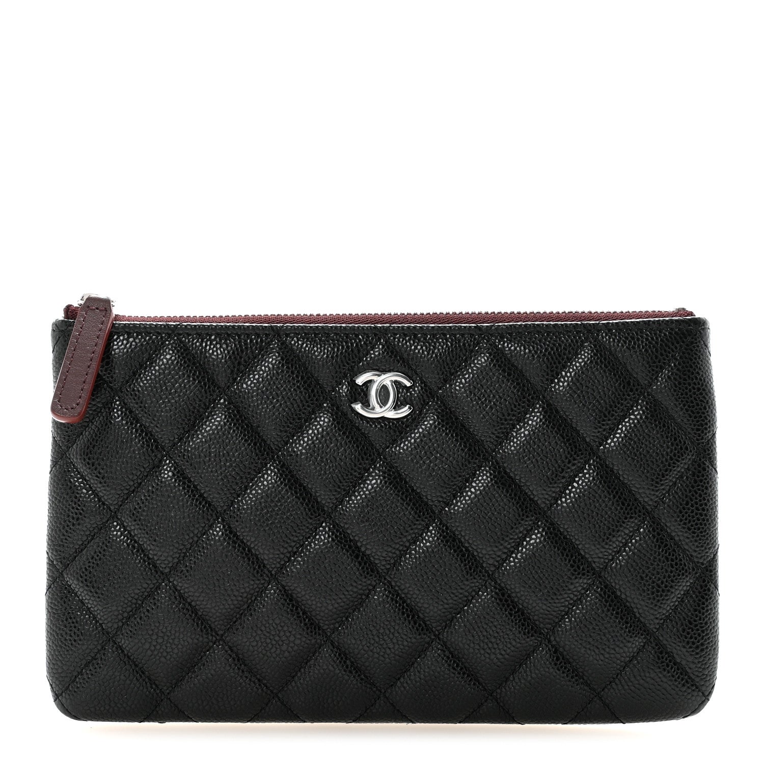 Chanel Caviar Quilted Cosmetic Case Black 1 of 8